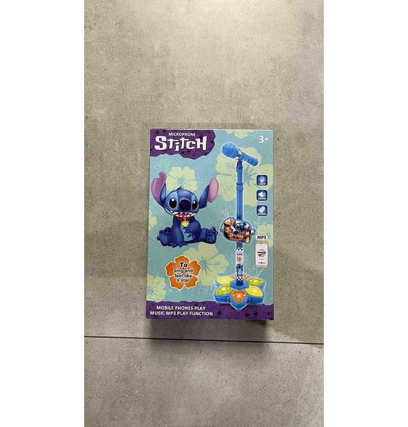 Stitch karaokė mikrofonas su stovu